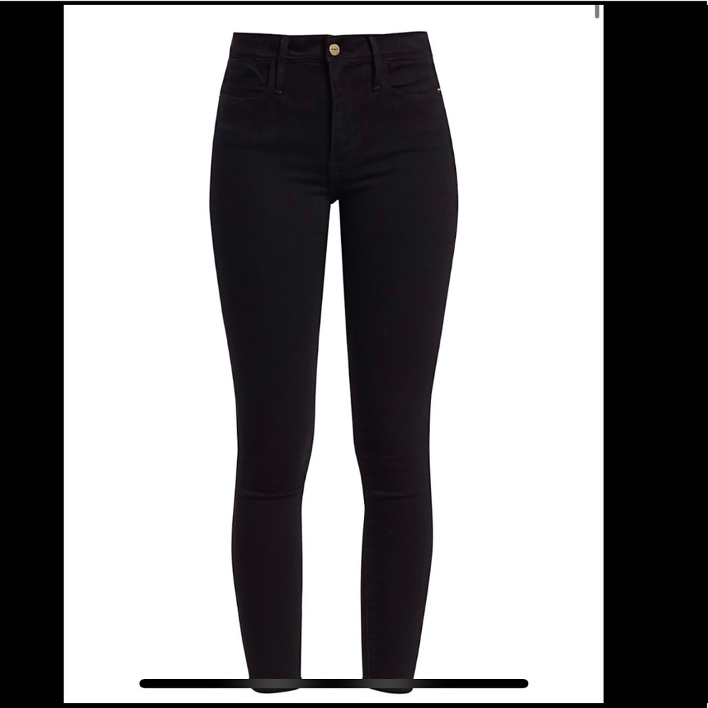 Frame Le high skinny jeans black in 26